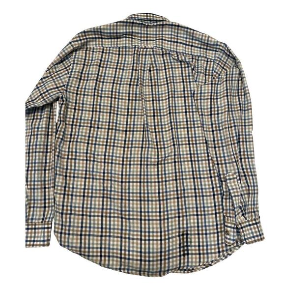 St. John’s Bay Men’s Long Sleeve Button Up Shirt Plaid Cotton Flannel Casual XL - Picture 4 of 4